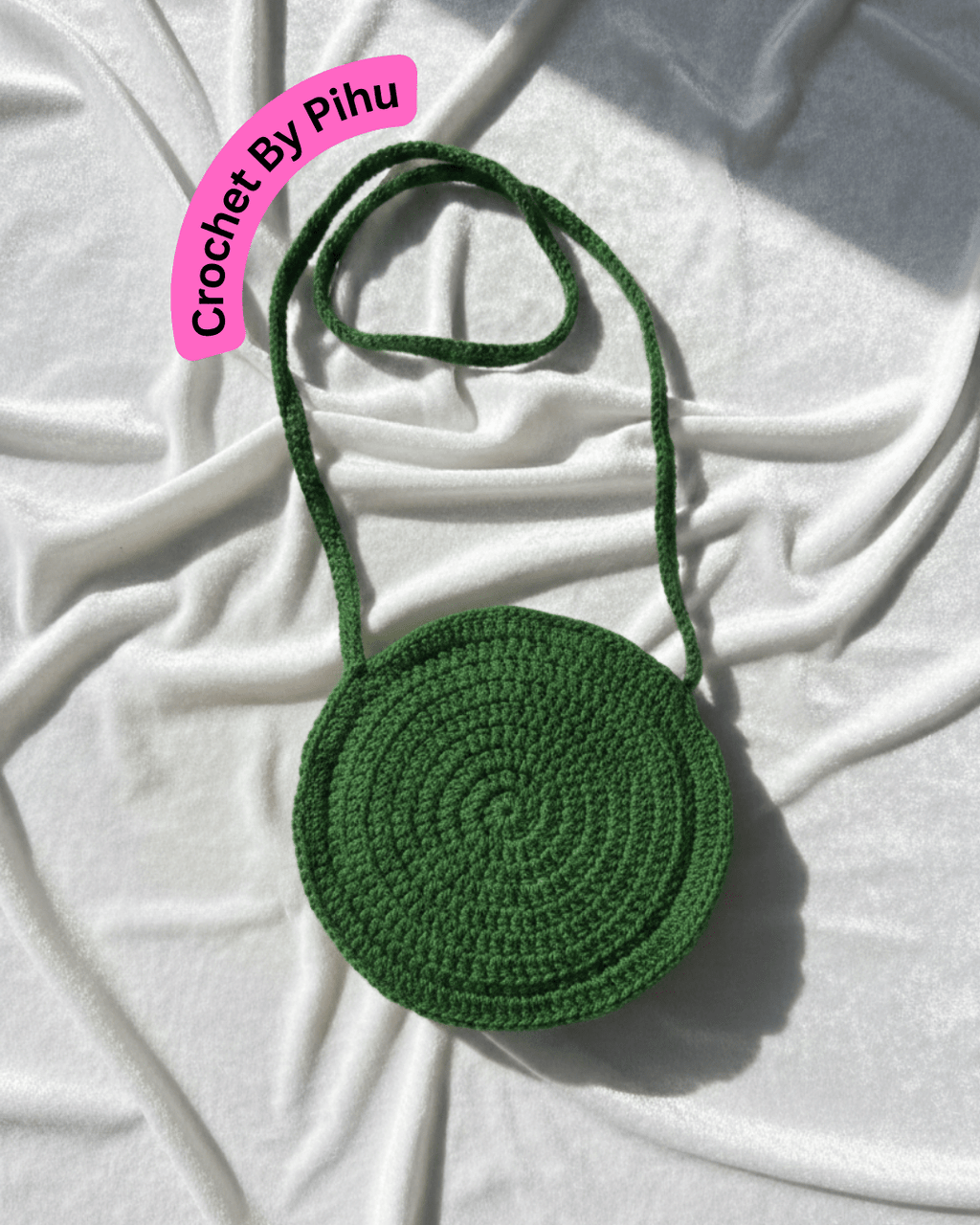 Bloom Rose Crochet Crossbody Bag - Crochet By Pihu