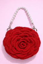 Handmade Crochet Double Side Rose Purse – Elegant Floral Crochet Handbag | Crochet By Pihu - Crochet By Pihu