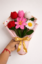 Handmade Crochet Flower Bouquet – Mixed Crochet Floral Gift Bouquet | Crochet By Pihu 🌸💐 - Crochet By Pihu