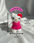 Handmade Crochet Hello Kitty Doll – Cute Amigurumi Character | Crochet By Pihu - Crochet By Pihu