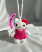 Handmade Crochet Hello Kitty Doll – Cute Amigurumi Character | Crochet By Pihu - Crochet By Pihu