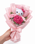 Handmade Crochet Kitty Flower Bouquet – Cute Amigurumi Gift | Crochet By Pihu - Crochet By Pihu