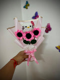 Handmade Crochet Kitty Sunflower Bouquet – Amigurumi Gift Bouquet | Crochet By Pihu - Crochet By Pihu