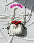 Handmade Crochet Mini Floral Handbag – Cute Crochet Purse | Crochet By Pihu 🧶🌸 - Crochet By Pihu