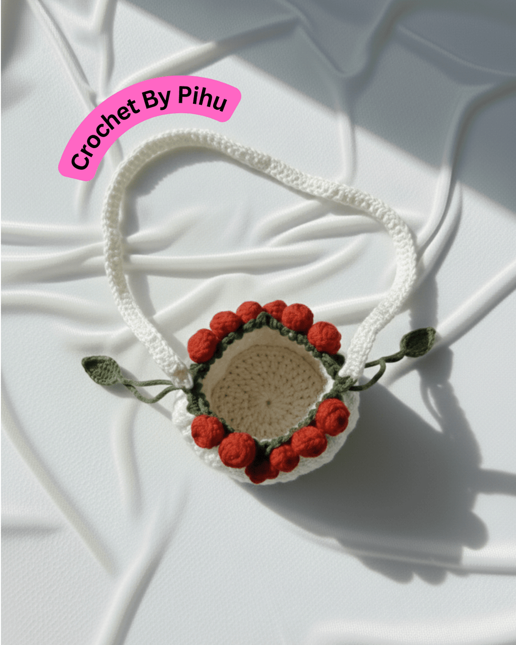 Handmade Crochet Mini Floral Handbag – Cute Crochet Purse | Crochet By Pihu 🧶🌸 - Crochet By Pihu