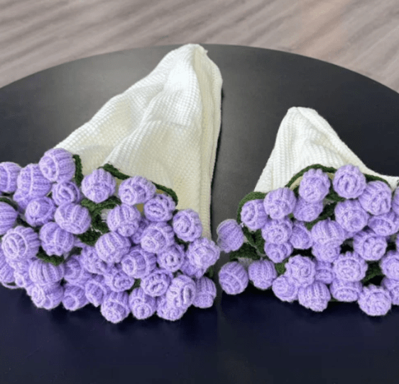 Handmade Crochet Rose Border Round Blanket | Crochet By Pihu - Crochet By Pihu