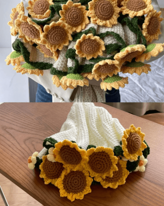 Handmade Crochet Rose Border Round Blanket | Crochet By Pihu - Crochet By Pihu