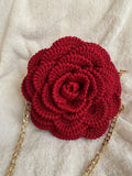 Handmade Crochet Rose Handbag – Elegant Floral Crochet Bag | Crochet By Pihu - Crochet By Pihu