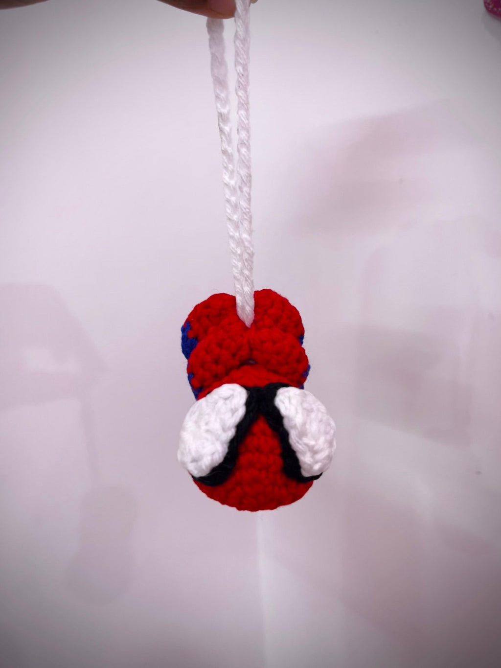 Handmade Crochet Spiderman Charm | Crochet By Pihu - Crochet By Pihu