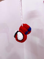 Handmade Crochet Spiderman Charm | Crochet By Pihu - Crochet By Pihu