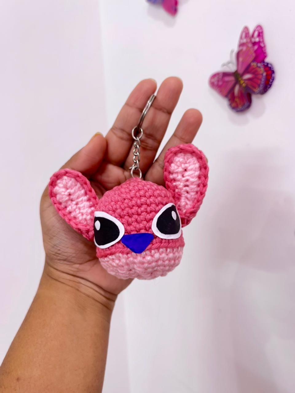 Handmade Crochet Stitch and Angel Keychain | Crochet By Pihu - Crochet By Pihu