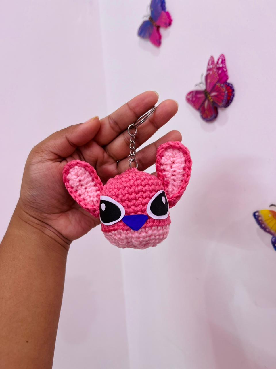 Handmade Crochet Stitch and Angel Keychain | Crochet By Pihu - Crochet By Pihu