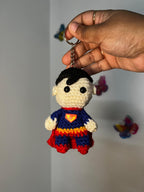 Handmade Crochet Superhero Keychain – Amigurumi Character Keychain | Crochet By Pihu - Crochet By Pihu