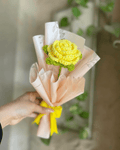 Handmade Crochet Yellow Rose – Single Rose Bouquet | Crochet By Pihu - Crochet By Pihu