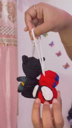 Handmade Crochet Spiderman Charm | Crochet By Pihu
