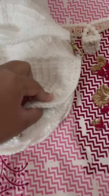 Handmade Crochet Double Sided Rose Bag – Elegant Floral Crochet Handbag | Crochet By Pihu
